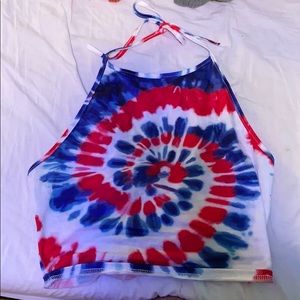 cute tie dye halter top